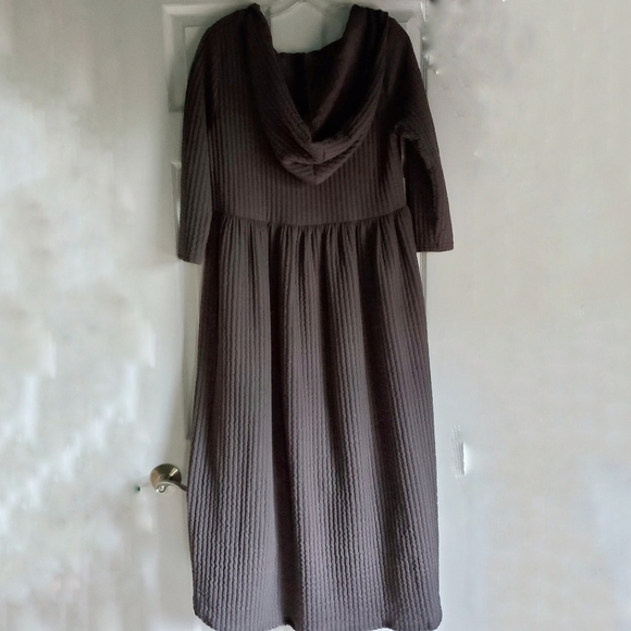 Reborn Dresses & Skirts - Reborn Hooded Dress Gray Medium NWOT